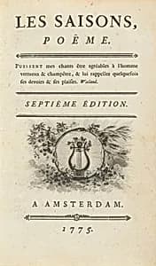Les Saisons: poëme by Jean-François de Saint-Lambert (author), Various Artists