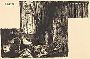 Les Soutiens de la société by Edouard Vuillard