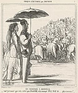 Les vendanges a Argenteuil by Honoré Daumier