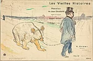 Les Vielles Histoires (cover/frontispiece) by Henri de Toulouse-Lautrec