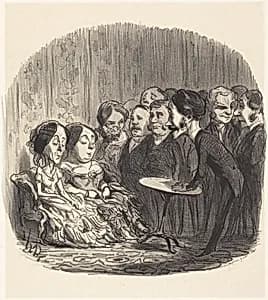 L'Esprit frappeur by Honoré Daumier
