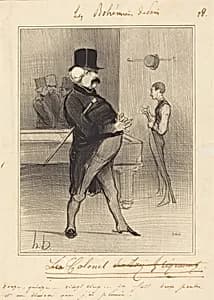 L'Ex-Colonel by Honoré Daumier
