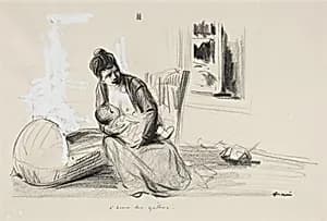 L'heure des gothas by Jean-Louis Forain