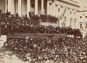 Lincoln's Second Inauguration by Alexander Gardner