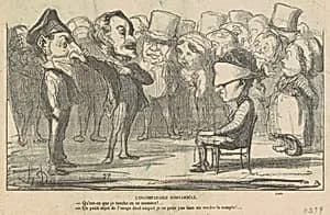 L'incomparable somnabule by Honoré Daumier