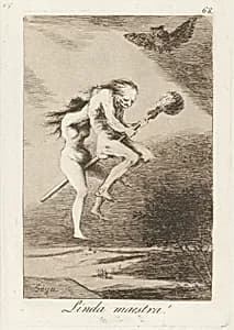 Linda maestra! (Pretty Teacher!) by Francisco Goya