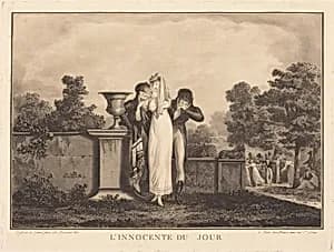 L'Innocente du Jour by Philibert-Louis Debucourt