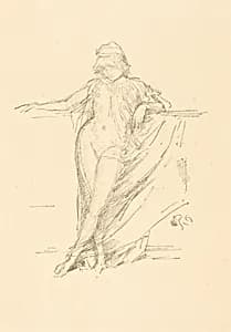 Little Draped Figure, Leaning by James McNeill Whistler