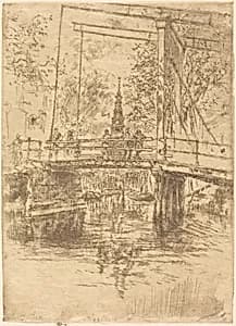 Little Drawbridge, Amsterdam by James McNeill Whistler