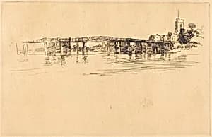 Little Putney No. 1 by James McNeill Whistler