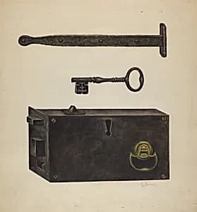Lock, Key, Hinge by Charles Bowman
