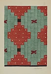 Log Cabin Quilt by Ada Barnes