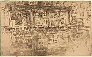 Long House - Dyer's - Amsterdam by James McNeill Whistler