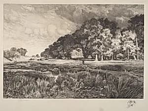 Long Island Landscape by Thomas Moran