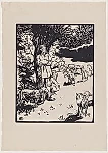 L'orage by Georges Jeanniot