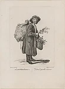 Lorberbläterkrämer (Bay Leaf Seller) by Friedrich August Brand, after Johann Christian Brand