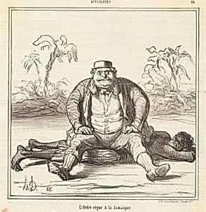 L'Ordre règne à la Jamaique by Honoré Daumier