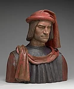 Portrait of Florentine 16th Century, probably after a model by Andrea del Verrocchio and Orsino Benintendi