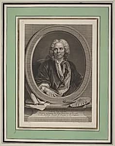 Louis Galloche by Johann Gotthard Müller, after Louis Tocqué