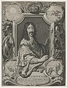 Louis XIII by Jeremias Falck after Justus van Verus