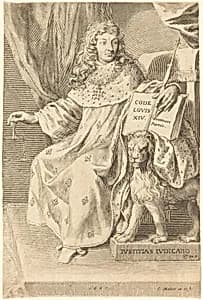 Louis XIV by Claude Mellan