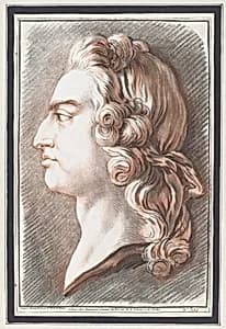 Louis XV by Gilles Demarteau, the Elder, after Jean-François Clermont