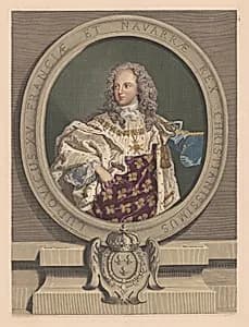 Louis XV by Pierre Drevet