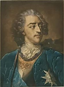 Louis XV by Jakob Christoffel Le Blon after Nicholas Blakey
