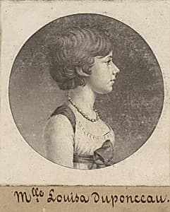 Louisa DuPonceau by Charles B. J. Févret de Saint-Mémin