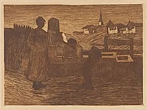 Love at the Fountain by Gottardo Segantini