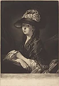 Lucinda, Miss Moore by James Watson after Pierre-Etienne Falconet