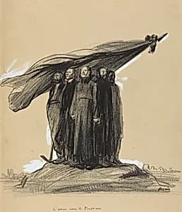 L'union sous le drapeau by Jean-Louis Forain