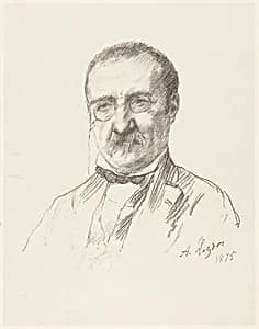 M. Champfleury by Alphonse Legros