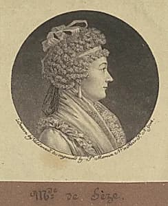 Madame Jean de Sèze by Charles B. J. Févret de Saint-Mémin