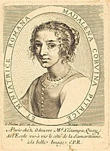 Maddalena Corvina by Claude Mellan