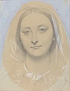 Mademoiselle Mary de Borderieux(?) by Jean-Auguste-Dominique Ingres