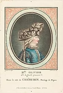 Mademoiselle Olivier by J. Coutellier