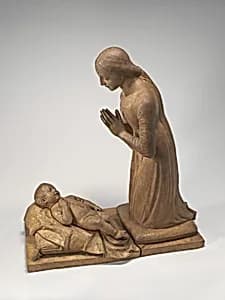Madonna Adoring the Child by Italian 20th Century