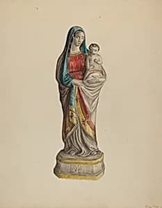 Madonna and Child by Mina Lowry
