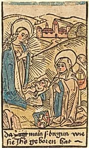 Madonna and Saint Bridget by German 15th Century