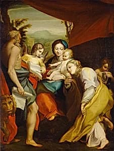 Madonna of Saint Jerome by Matthew Pratt