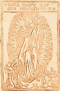 Madonna of the Hernleberg by German 17th Century