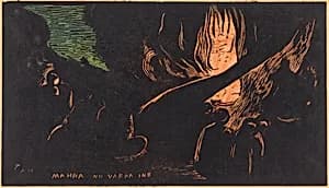 Mahna no Varua Ino (The Devil Speaks) by Paul Gauguin