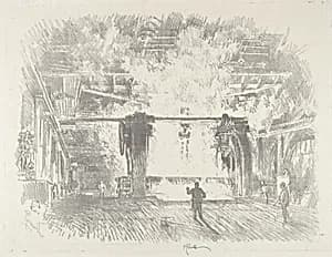 Making Armour-Plate by Joseph Pennell