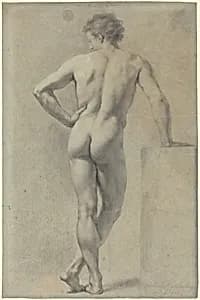 Male Nude Study by Anton Raphael Mengs
