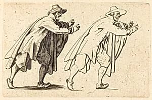 Man Moving Abruptly by Jacques Callot