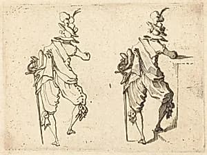 Man with Sword by Jacques Callot