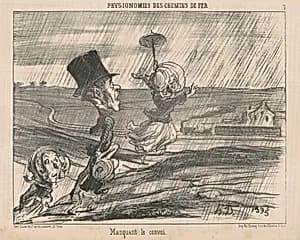 Manquant le convoi by Honoré Daumier