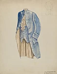 Man's Coat & Waistcoat by Mary E. Humes