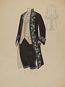 Man's Court Costume by Jessie M. Benge